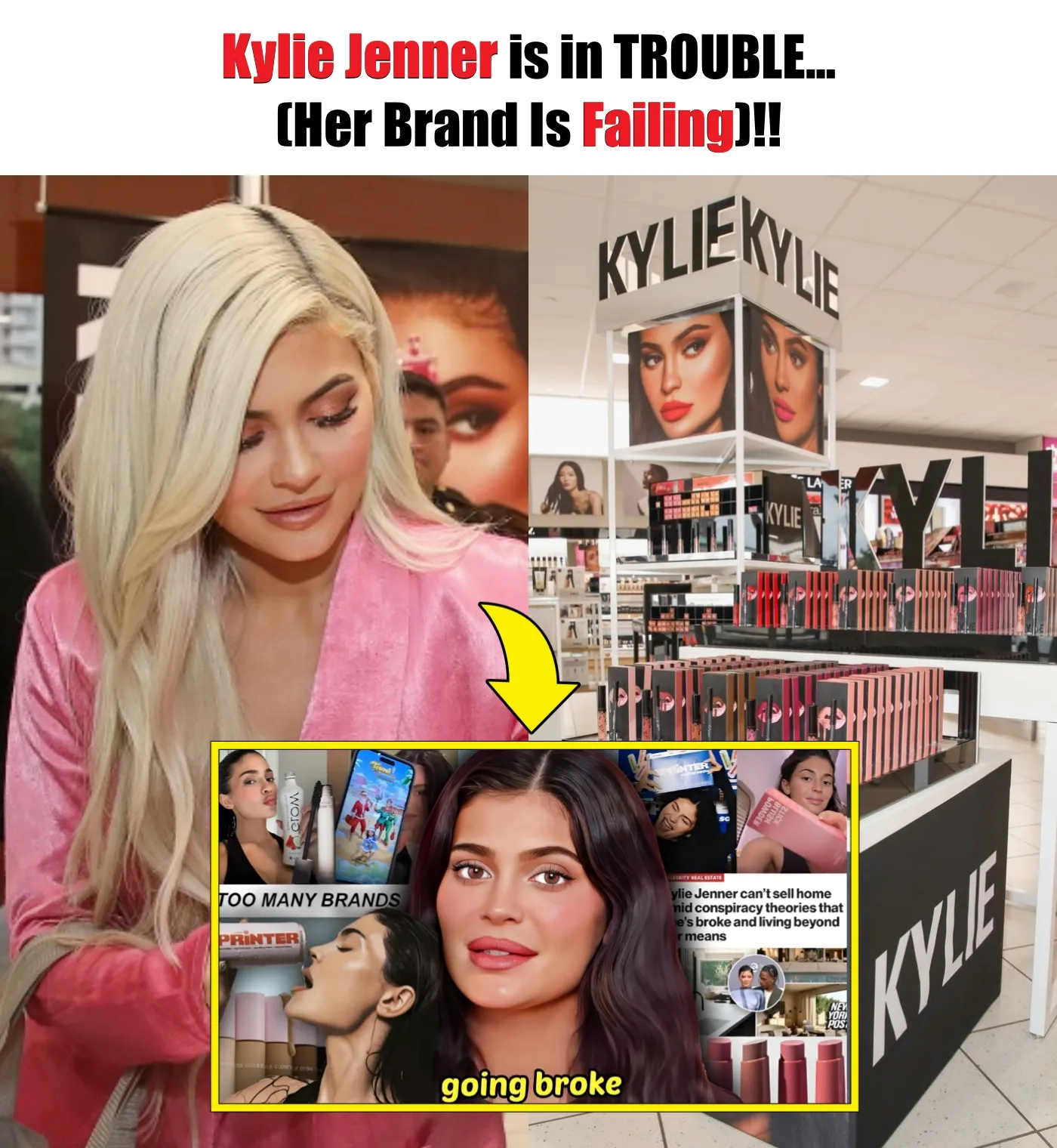 Cover Image for Kylie Jenner is in TROUBLE…(Her Brand Is Failing)
