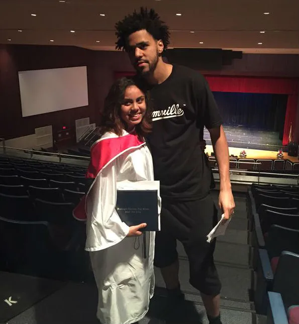 J. Cole Kept Promise To Attend Fan's High School Graduation