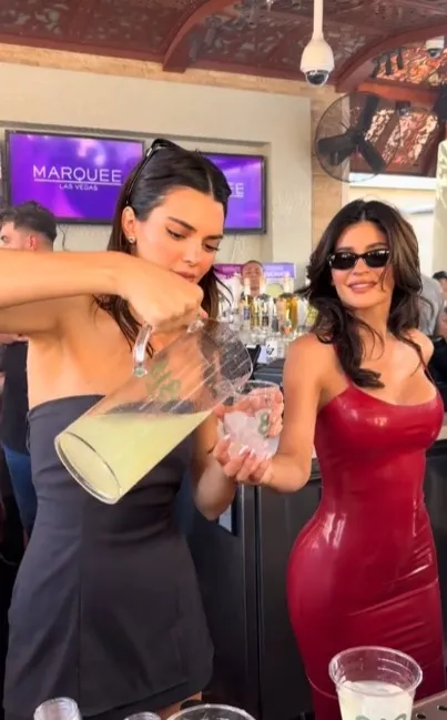 Kylie and Kendall held a Tequila 818 x Sprinter event in Las Vegas