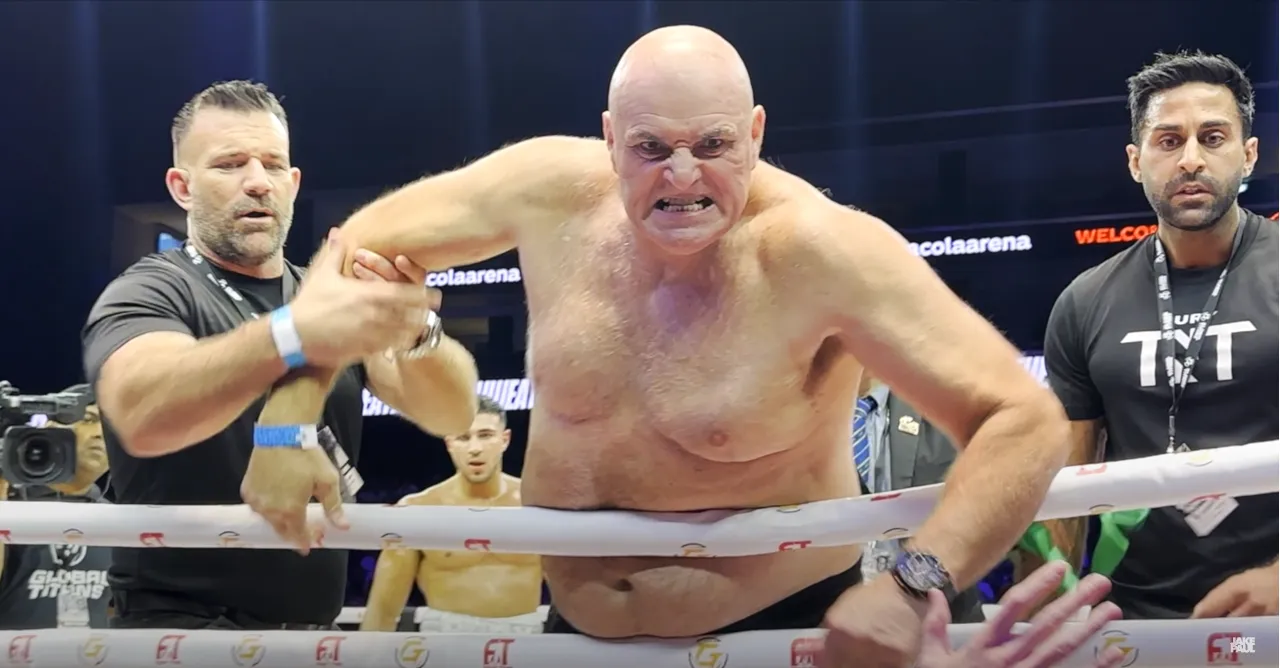 Watch Tyson Fury's dad John tell Jake Paul he can 'fight Mike Tyson to the  death' in never-before-seen footage | The Sun