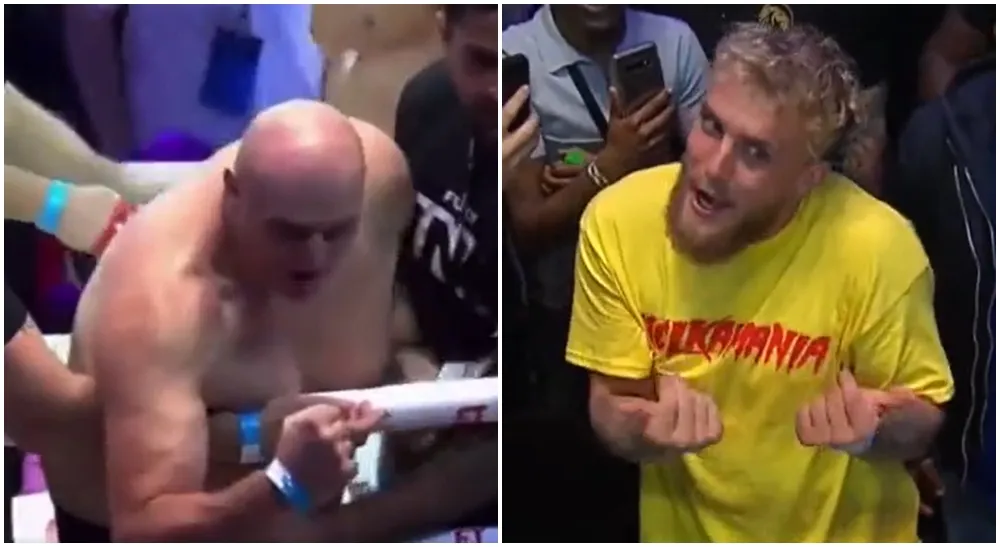 John Fury's rips of shirt and tries to fight Jake Paul | Frontkick.online