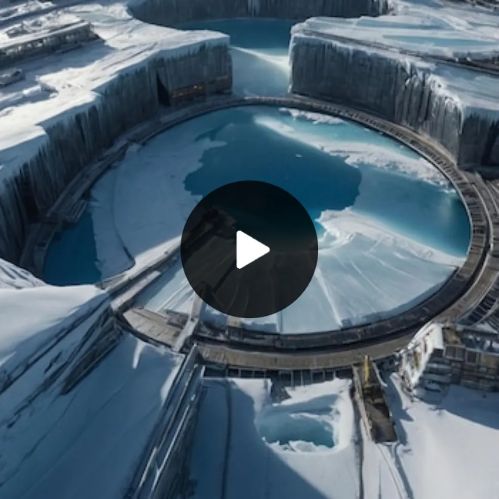 Cover Image for La fonte des glaces en Antarctique est en fait due aux bases de glace qu’elles cachent avec des extraterrestres, et pas entièrement à cause du changement climatique.