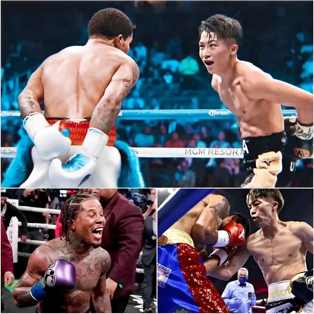 Cover Image for « STREAK ENDS » Gervonta Davis mis KO par Naoya Inoue dans un combat passionnant, perd 150 millions de dollars et bat son record invaincu.