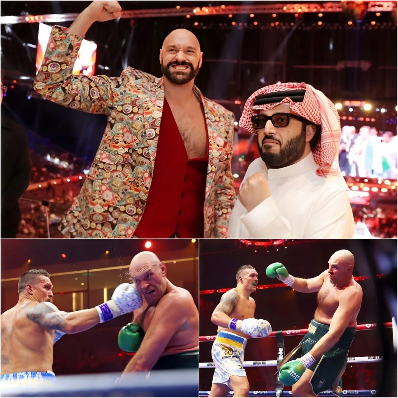 Cover Image for Le milliardaire Turki Al-Sheikh accepte de payer 100 millions de dollars à Tyson Fury s’il parvient à éliminer Oleksandr Usyk dans les deux minutes suivant chaque tour.